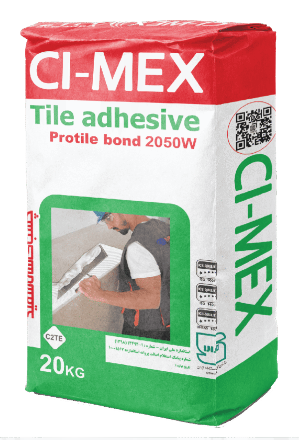 Tile adhesive C2TE White